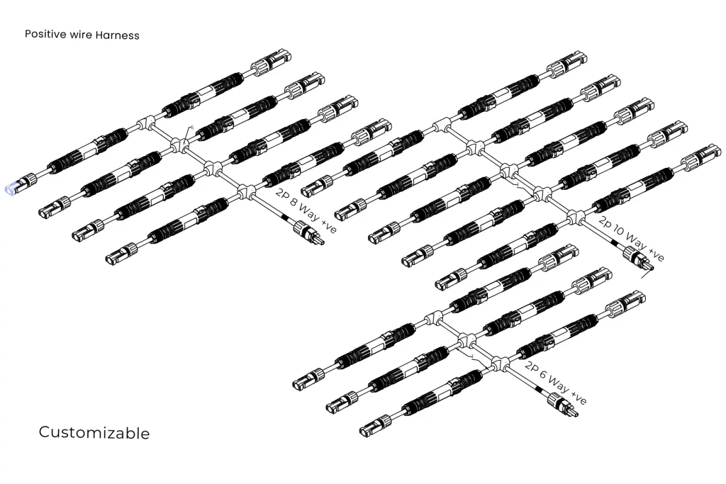 Positive wire harness